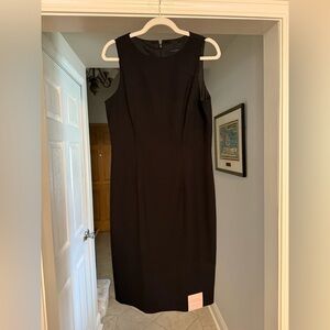 Elegant Alex Marie Black Sleeveless Dress. Office to Cocktails or Party NWT 6